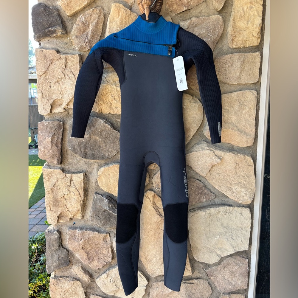 O’Neill Hyperfreak 4/3mm wetsuit chest zip youth kids 12 full $315 ab1834